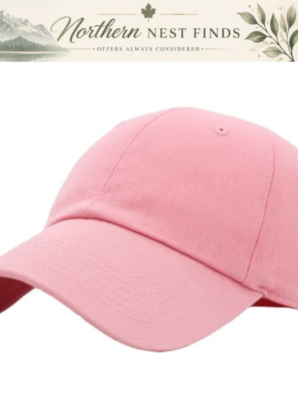 Cotton Dad Hat Adjustable Baseball Cap Low Profile Unconstructed